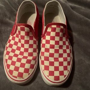 Red checker vans